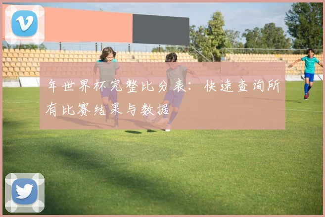 年世界杯完整比分表:快速查询所有比赛结果与数据